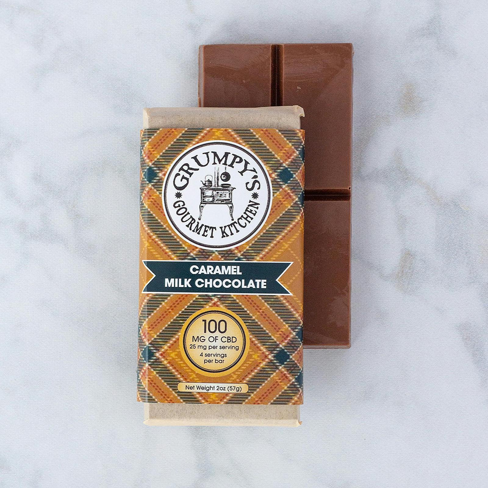 100mg CBD Milk Chocolate Caramel Bar